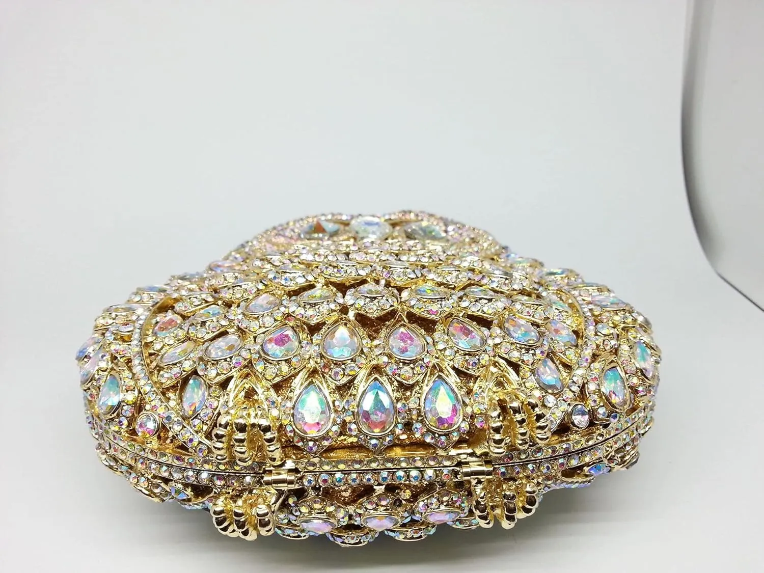 UMREN Cute Owl Clutch Women Crystal Evening Bags Luxury Handbag Rhinestone Wedding Party Purse