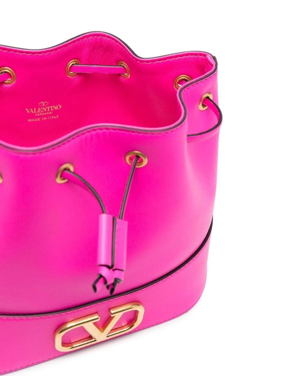 VLOGO Bucket Bag in Pink