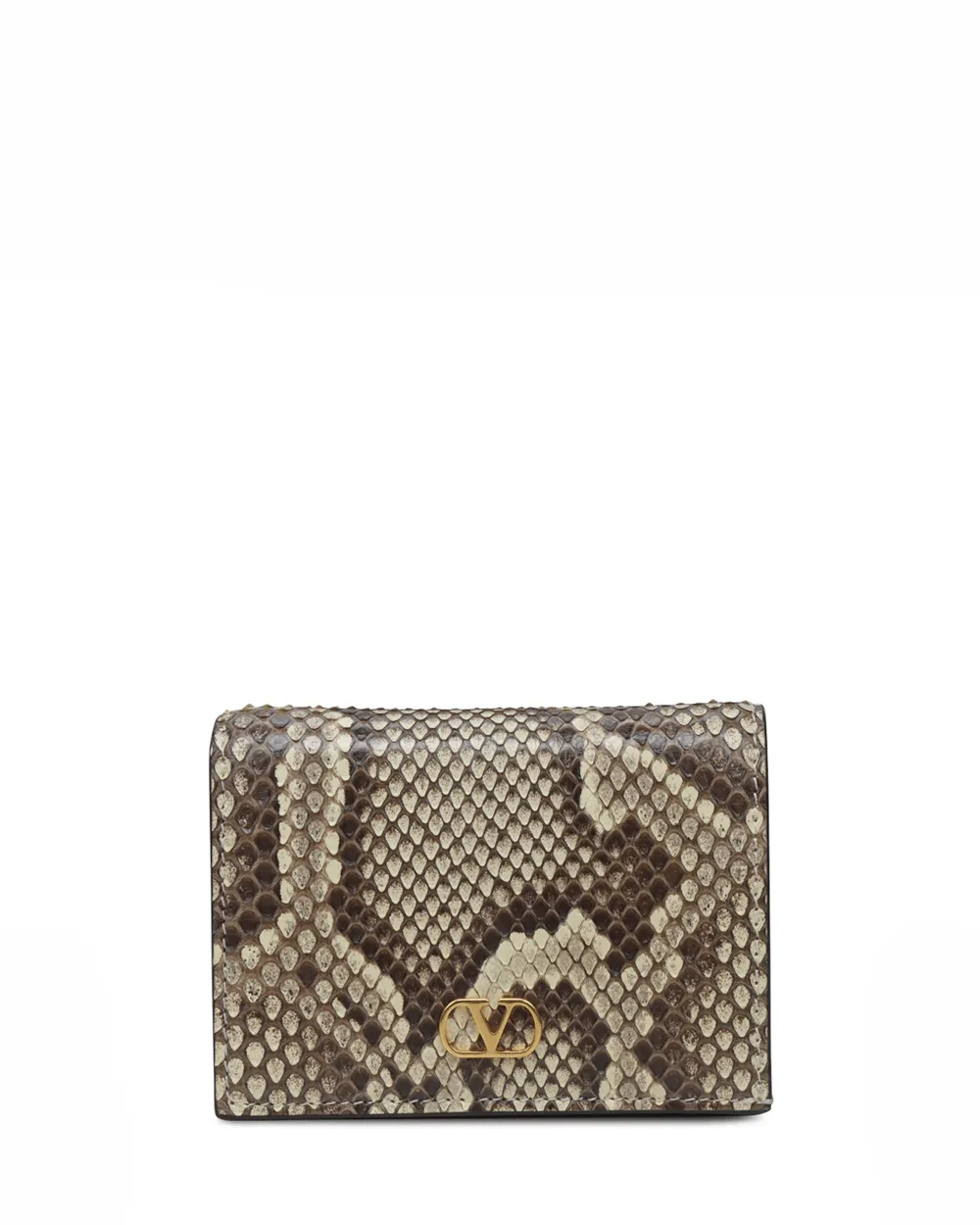 VLogo Signature Python Wallet in Cream
