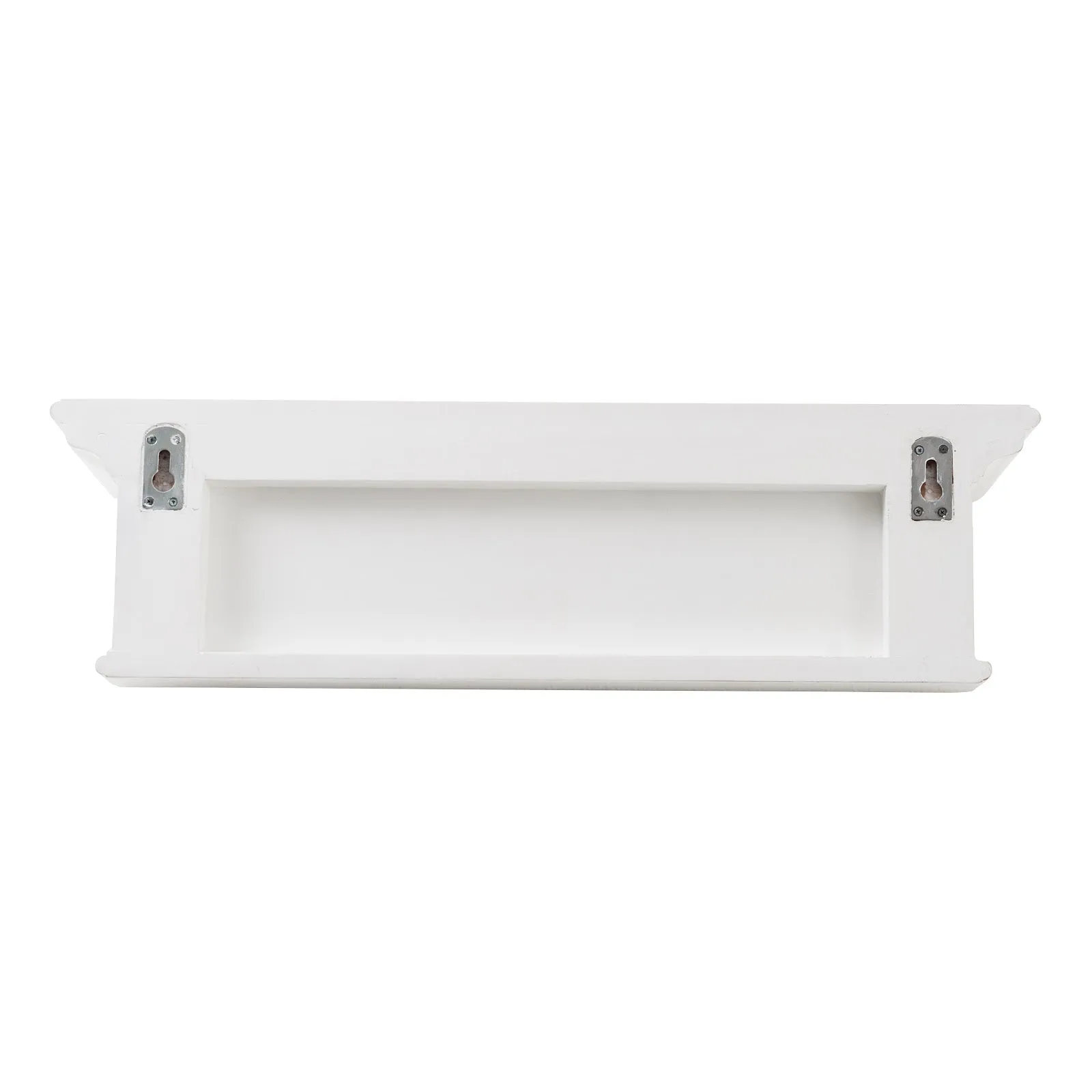 Wall-Mounted 4 Hooks Coat Rack White