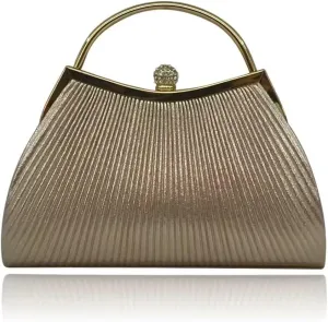 Wedding Clutch Purse For Women Bridesmaid Bag Classy Evening Handbag For Women Cocktail Party Purse Detachable Strap