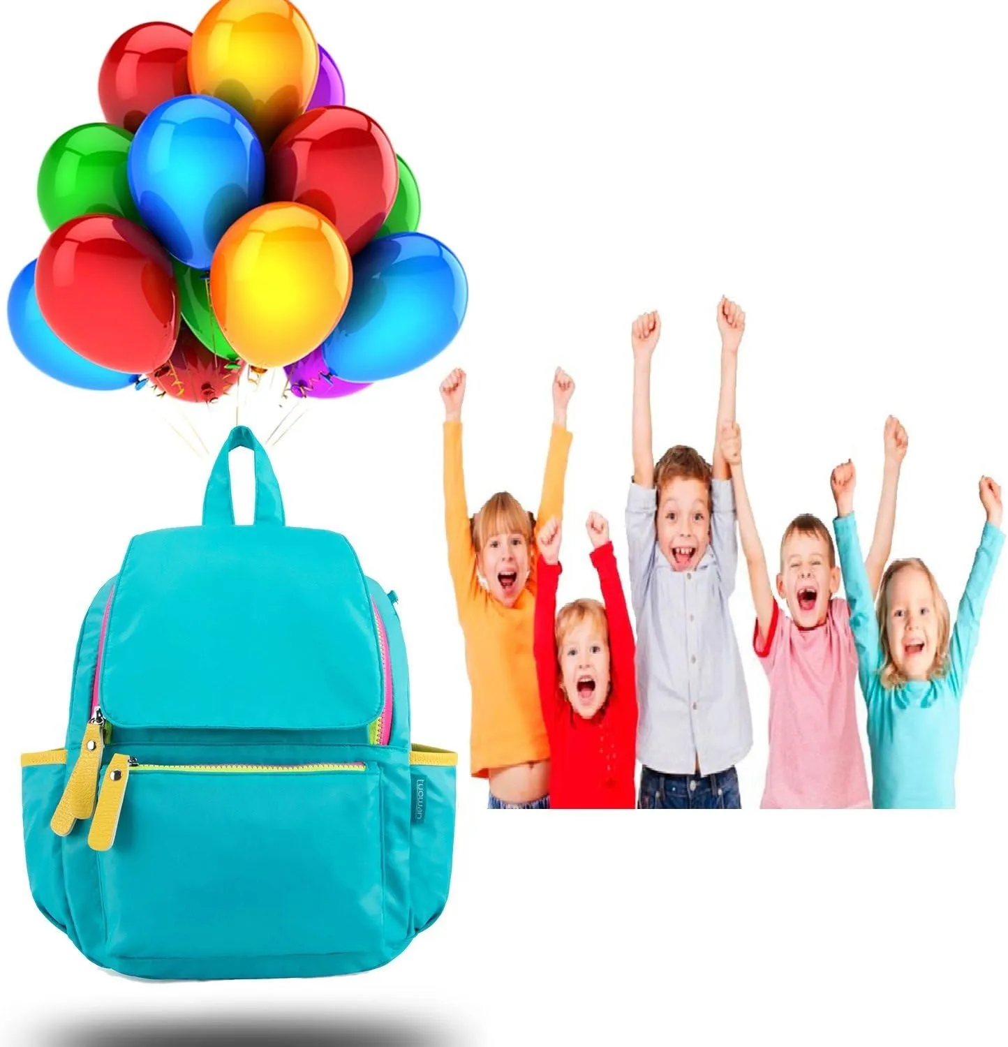 weiatas Kids Backpack Toddler Bookbag Preschool Kindergarten Elementary School Bag for Girls Boys (1530 blue, Small)