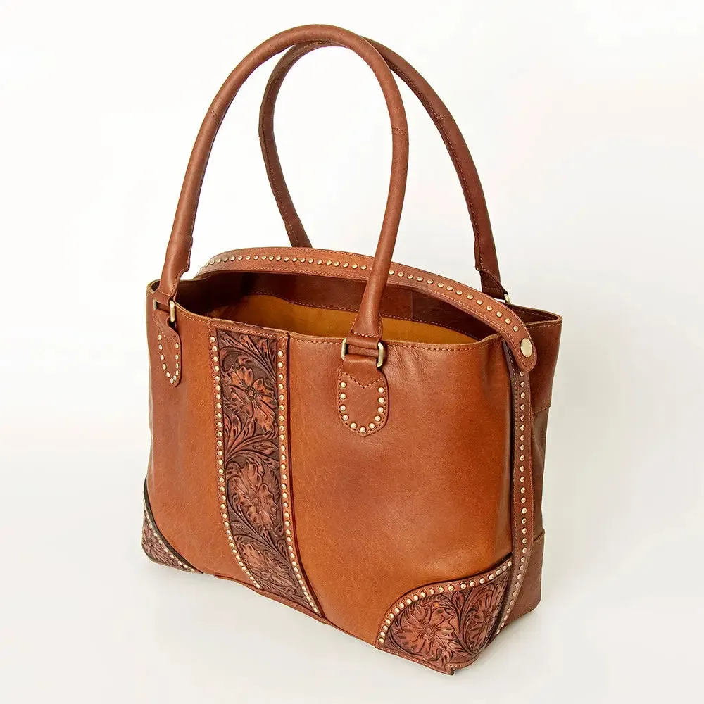 Western Lore Leather Tote