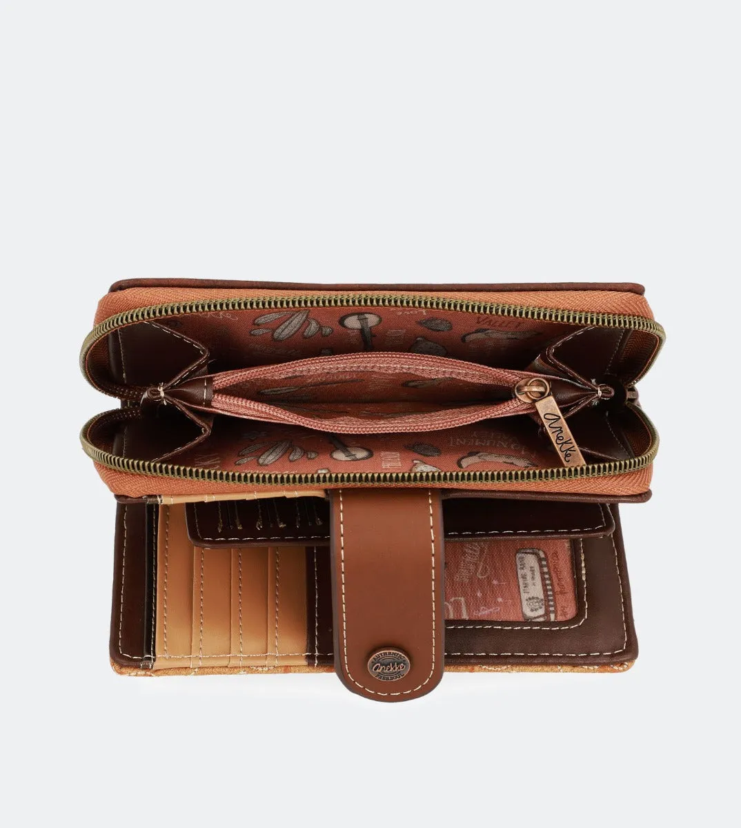 Western medium-size hard case wallet