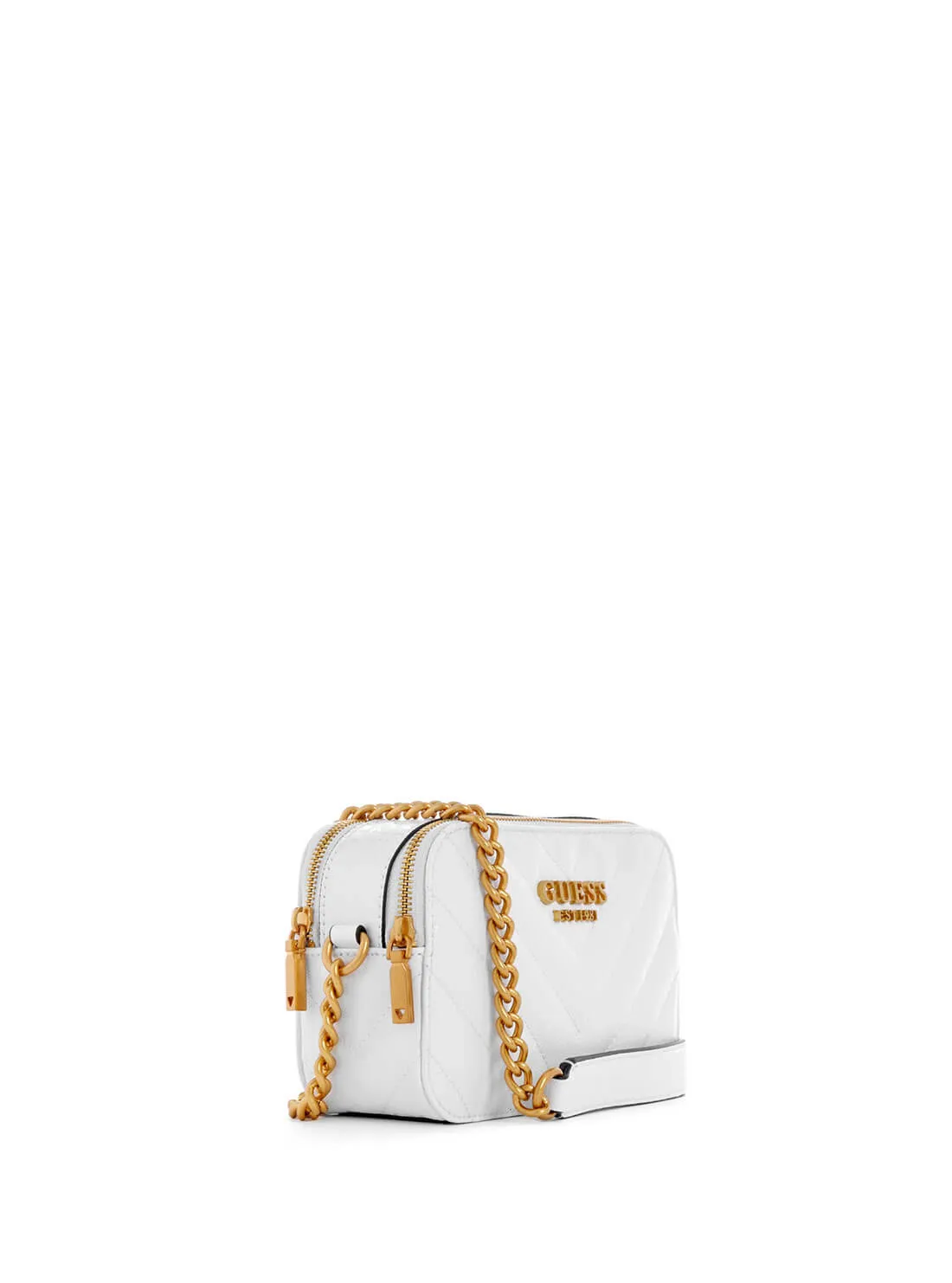 White Jania Logo Crossbody Bag