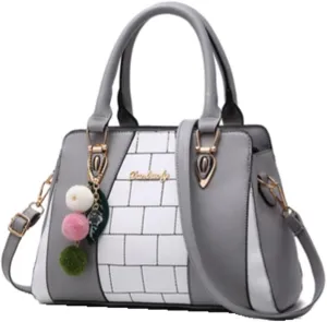 Women Top Handle Shoulder Handbag Color-blocking print Crossbody Bags