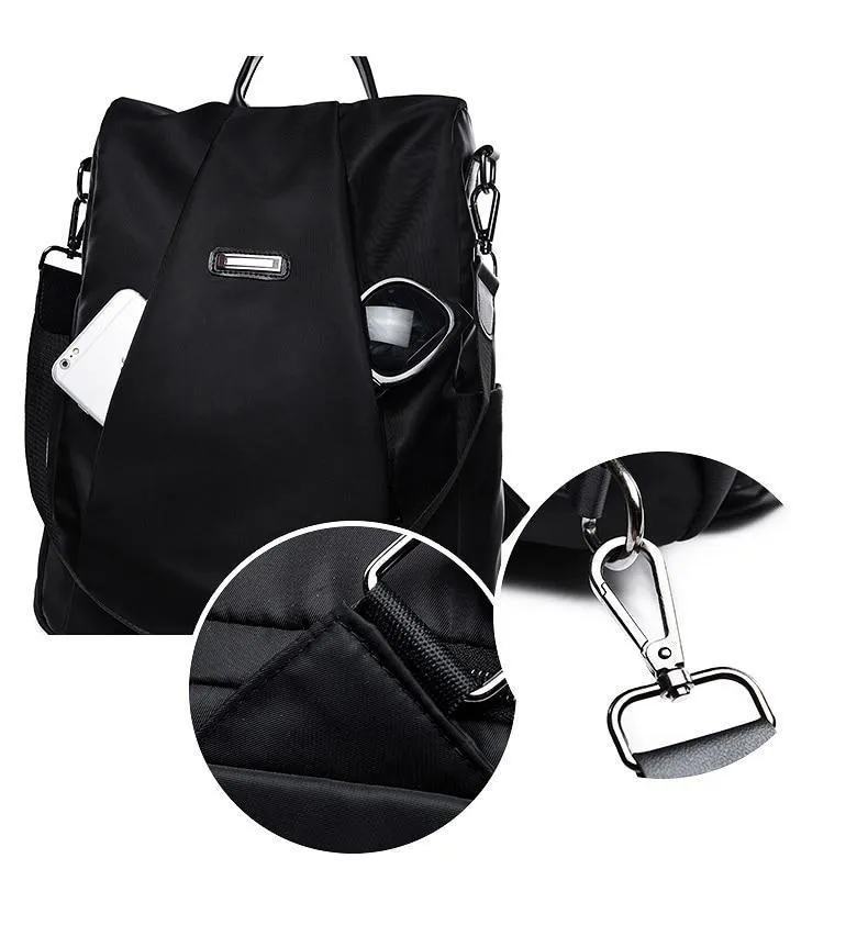Women's Anti-theft Oxford Backpack - Water Resistant