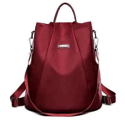 Women's Anti-theft Oxford Backpack - Water Resistant