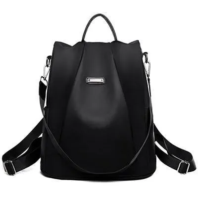 Women's Anti-theft Oxford Backpack - Water Resistant