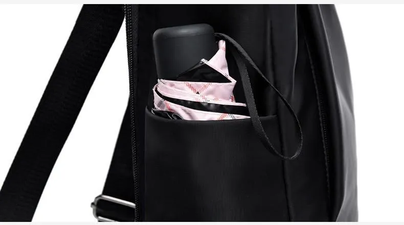 Women's Anti-theft Oxford Backpack - Water Resistant