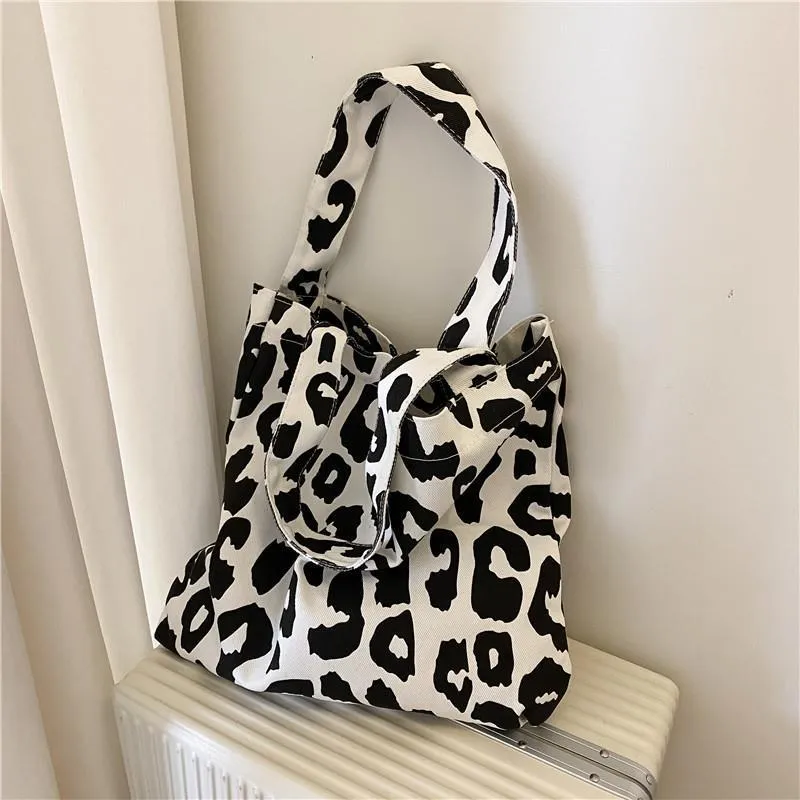 Women's Canvas Fashion Easy Matching Western Style Shoulder Bags