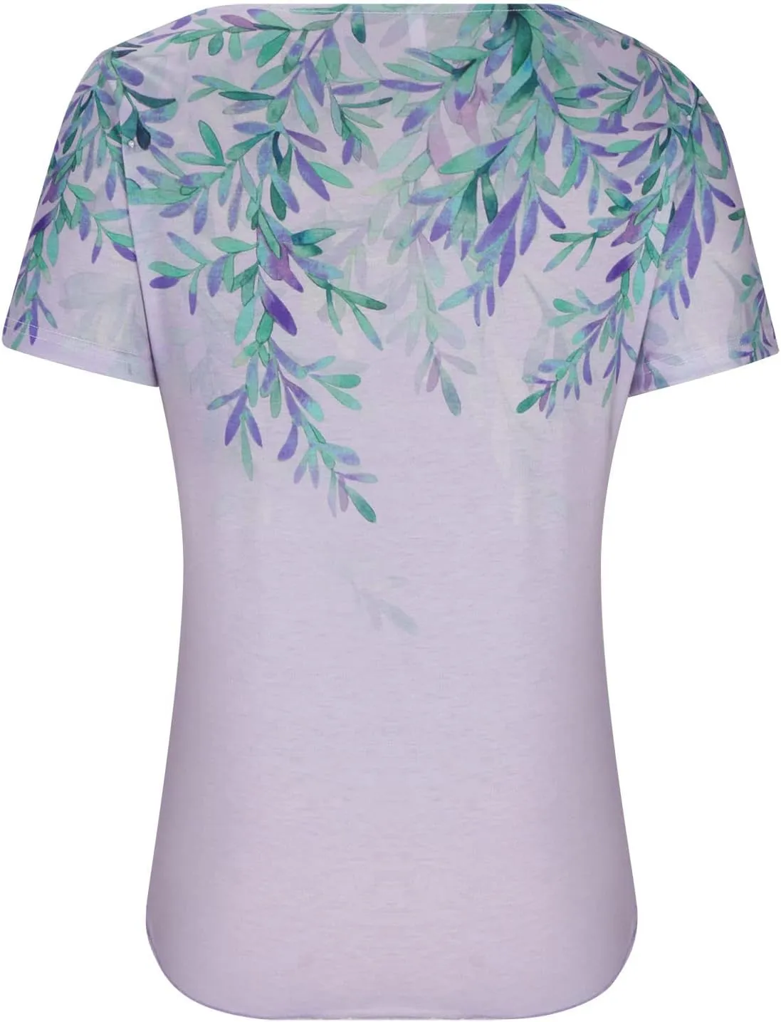 Women's Floral Print Summer Blouses Dressy Casual Short Sleeve Ladies Tops Cute Tunics Shirts Trendy Clothing 2024