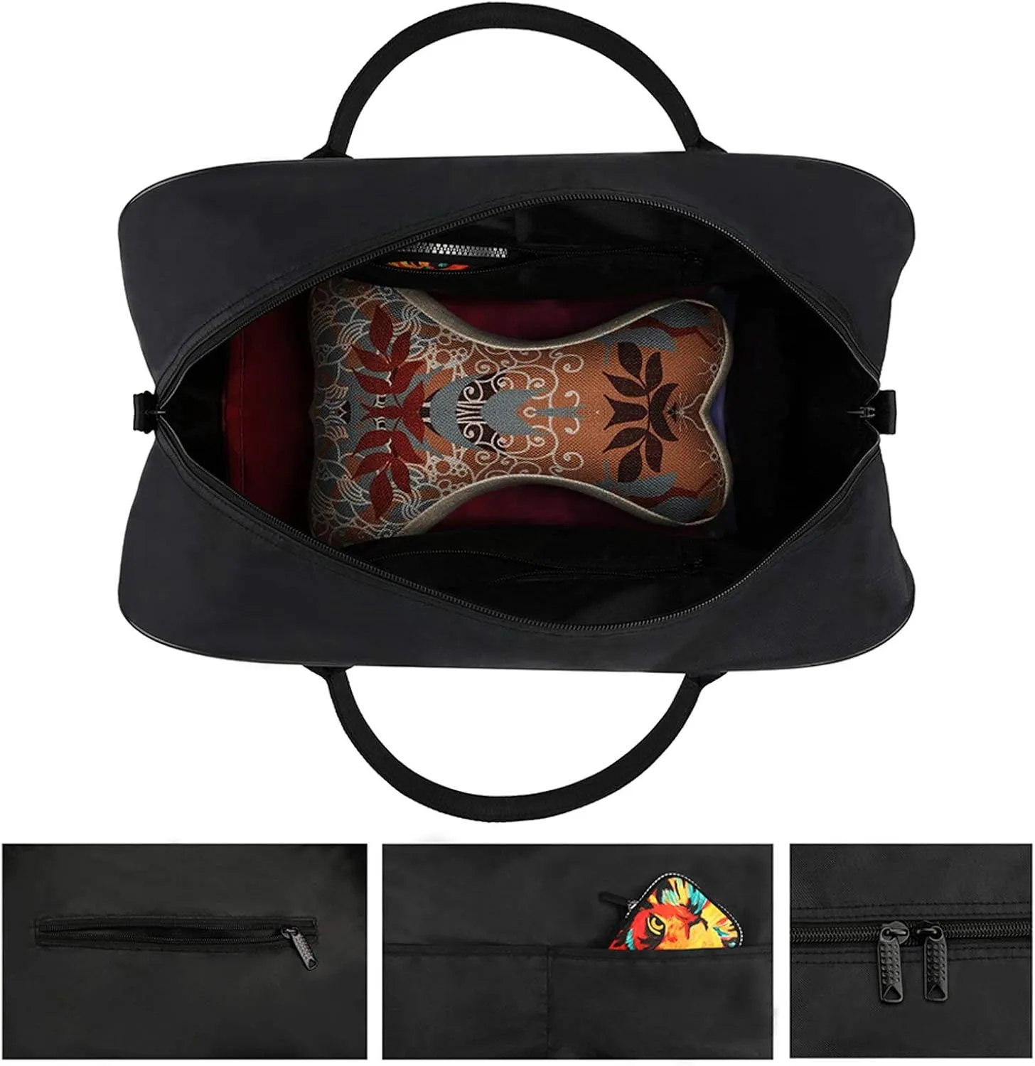 Women's Handbag Floral Print Contains Pocket Storage Bag Work Commuting Shoulder Cross-Body Bag