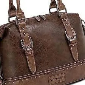 Wrangler Buckle Classic Barrel Satchel