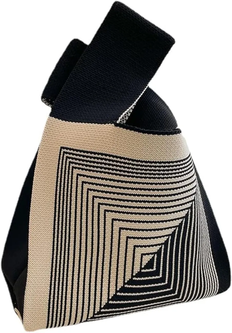 Wrist Handbag for Women Wristlet Handbag Sleeve Knot Pouch Portable Purse Tote Gift Bag
