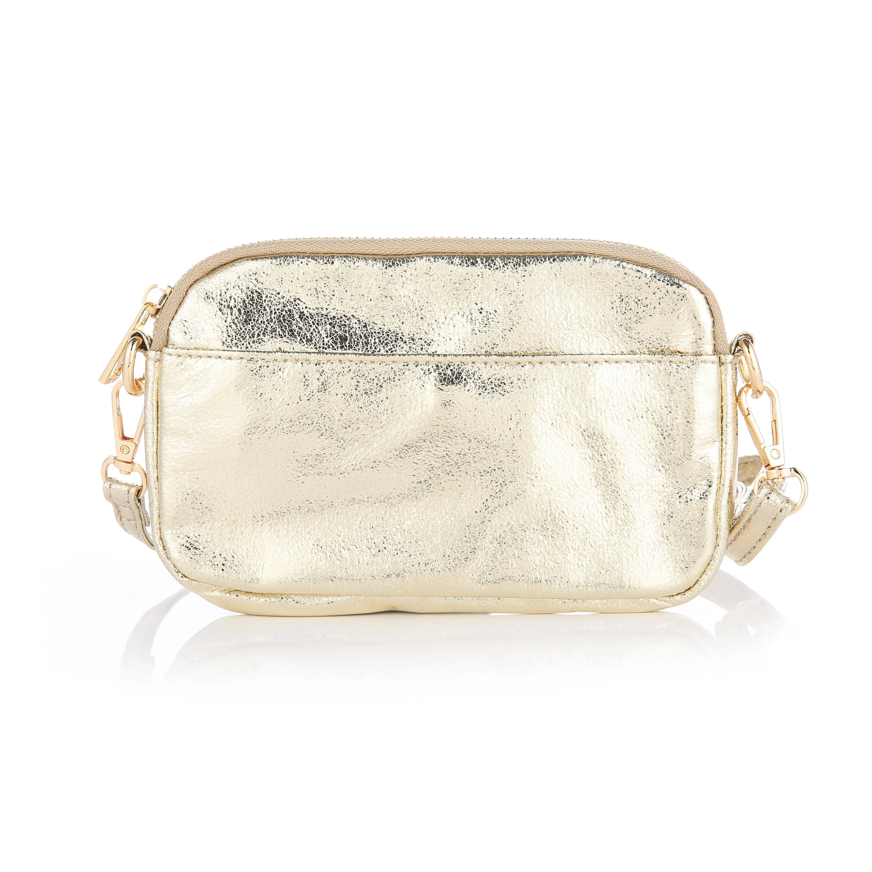 Zwart Stijlvol Metallic Tasje (18x13 cm) – Het Perfecte Cadeau voor de Feestdagen
